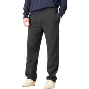 Mens Fleece Open Hem Joggers