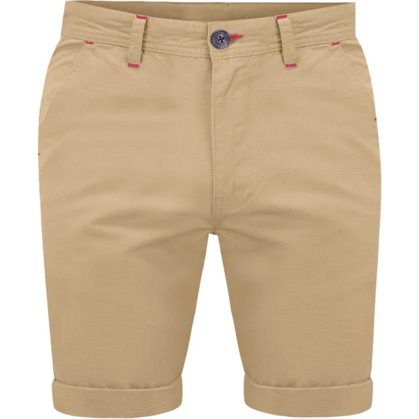 Mens Slim Fit Stretch Chino Shorts
