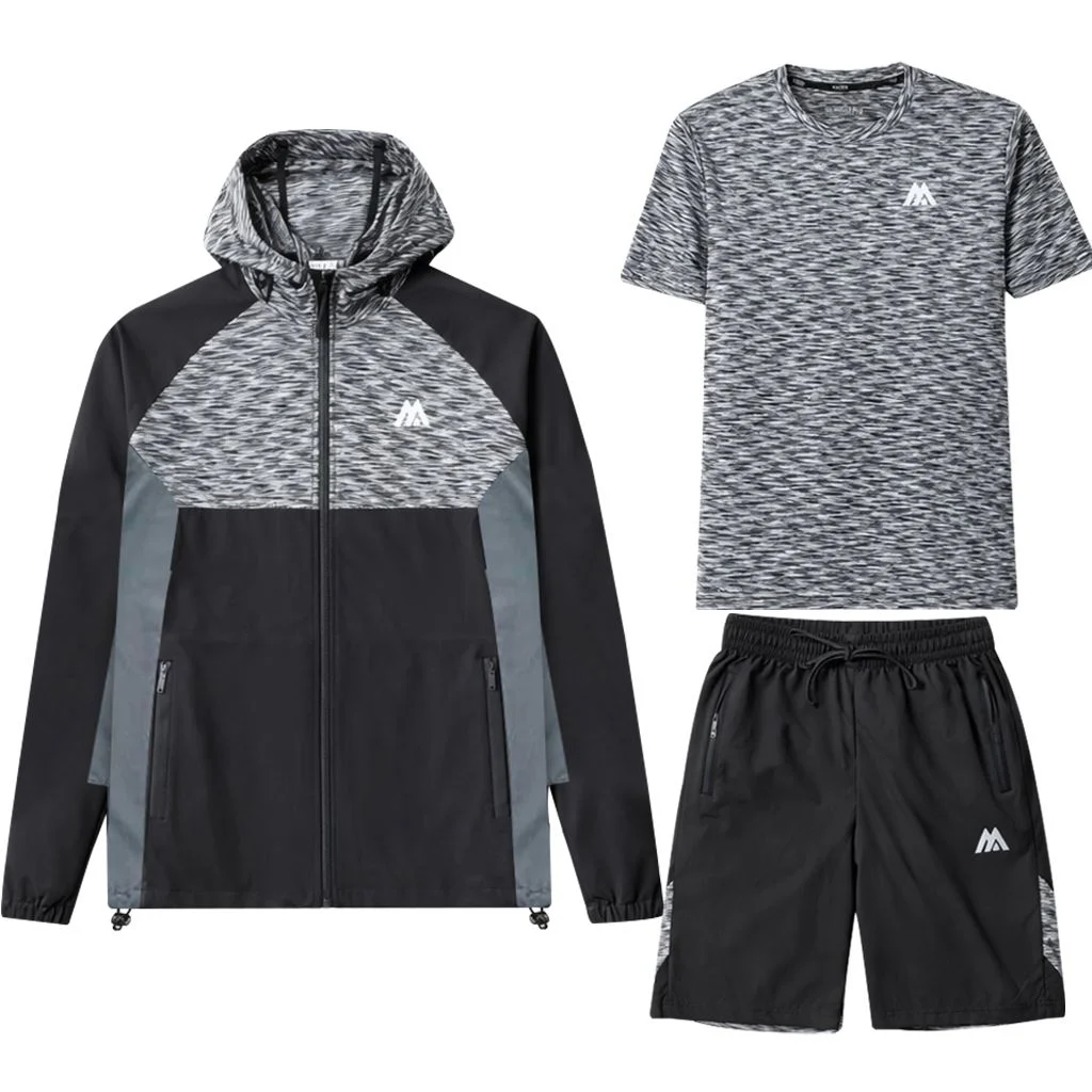 Mens 3 Piece MNTRX Gym Shorts Set