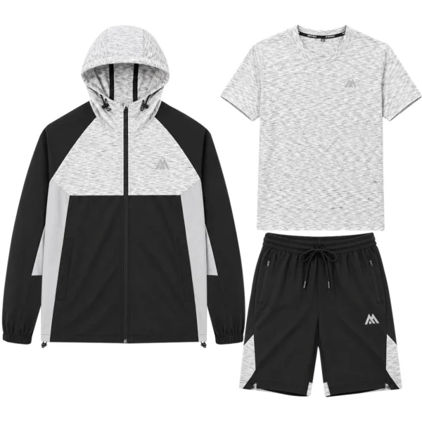 Mens 3 Piece MNTRX Gym Shorts Set