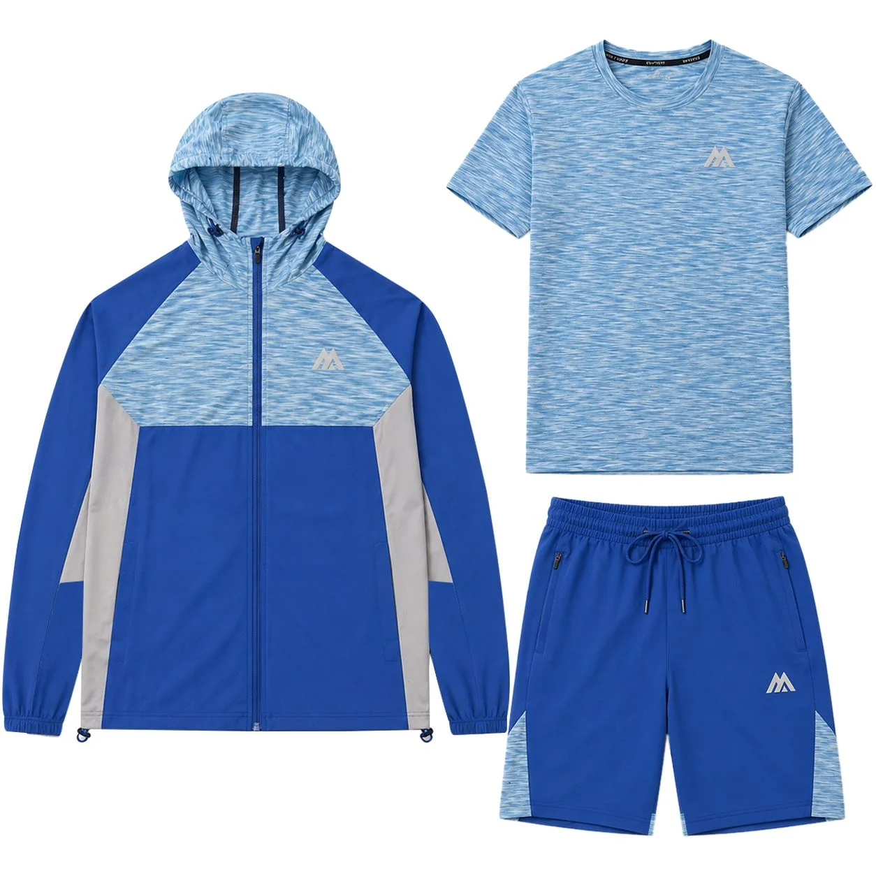 Mens 3 Piece MNTRX Gym Shorts Set
