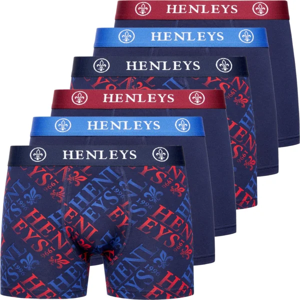 Mens 6 Pack Boxer Shorts