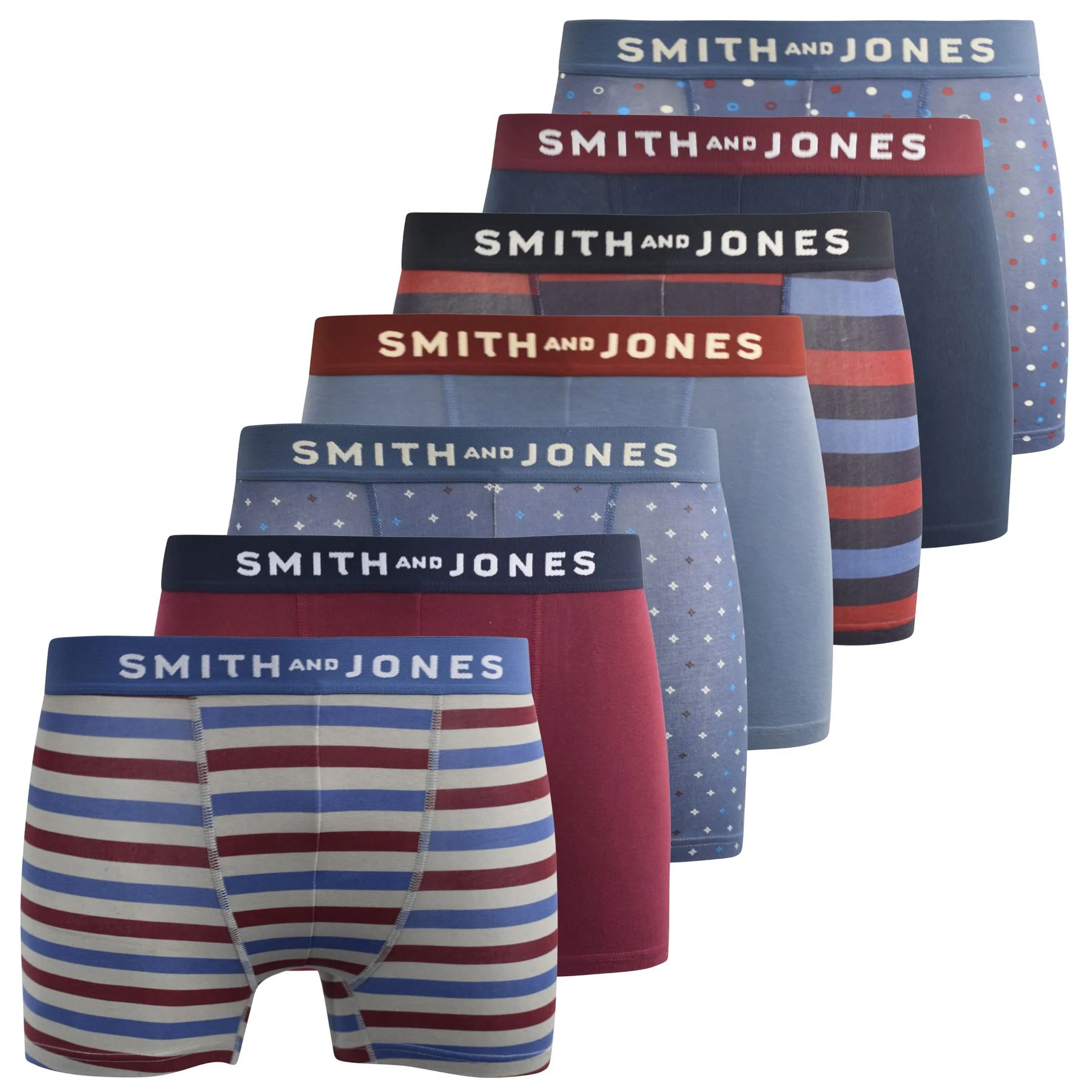 Mens 7 Pack Aziel Boxer Shorts