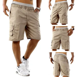 Mens Cotton Cargo Combat Shorts