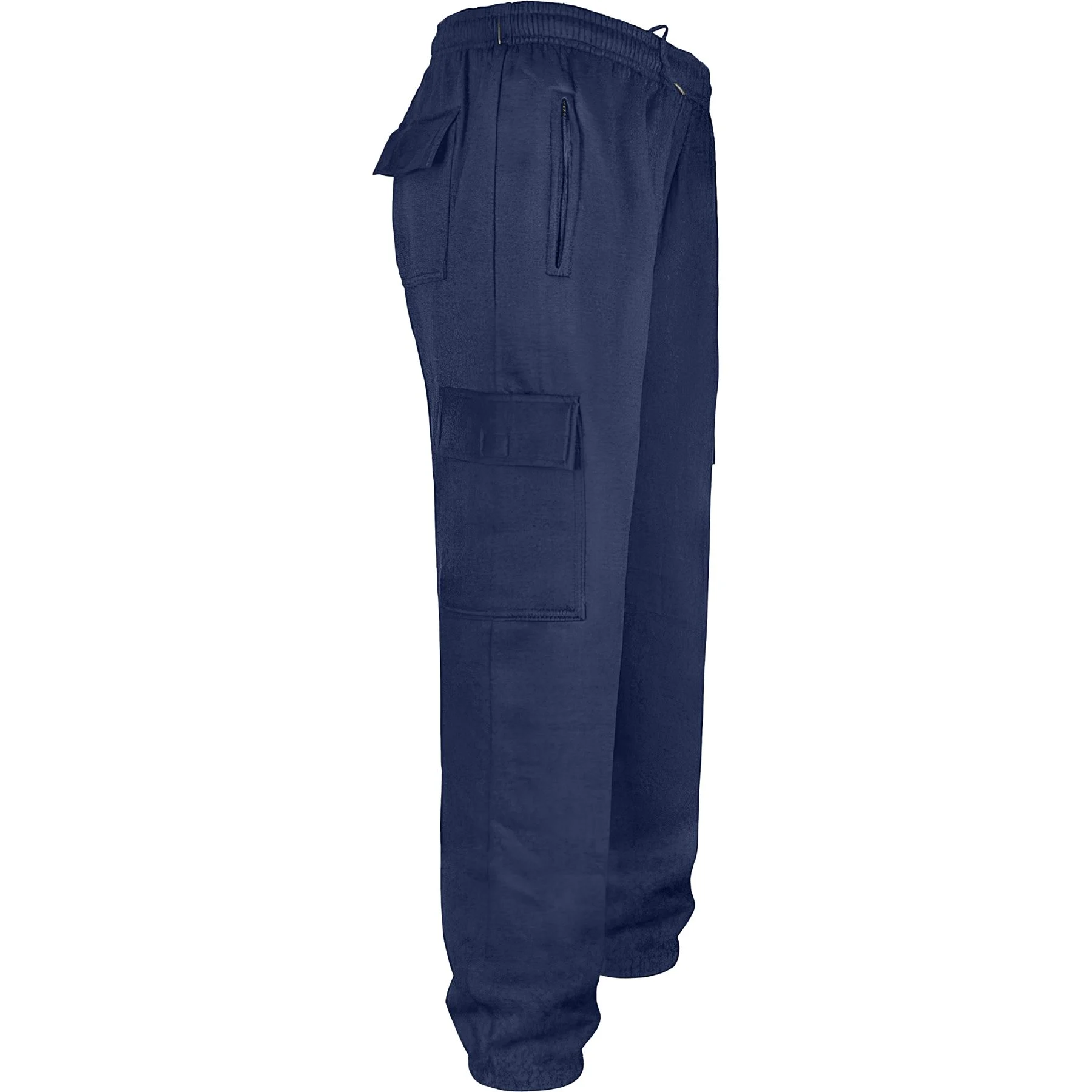Mens Elastic Waist Cargo Jogging Trousers
