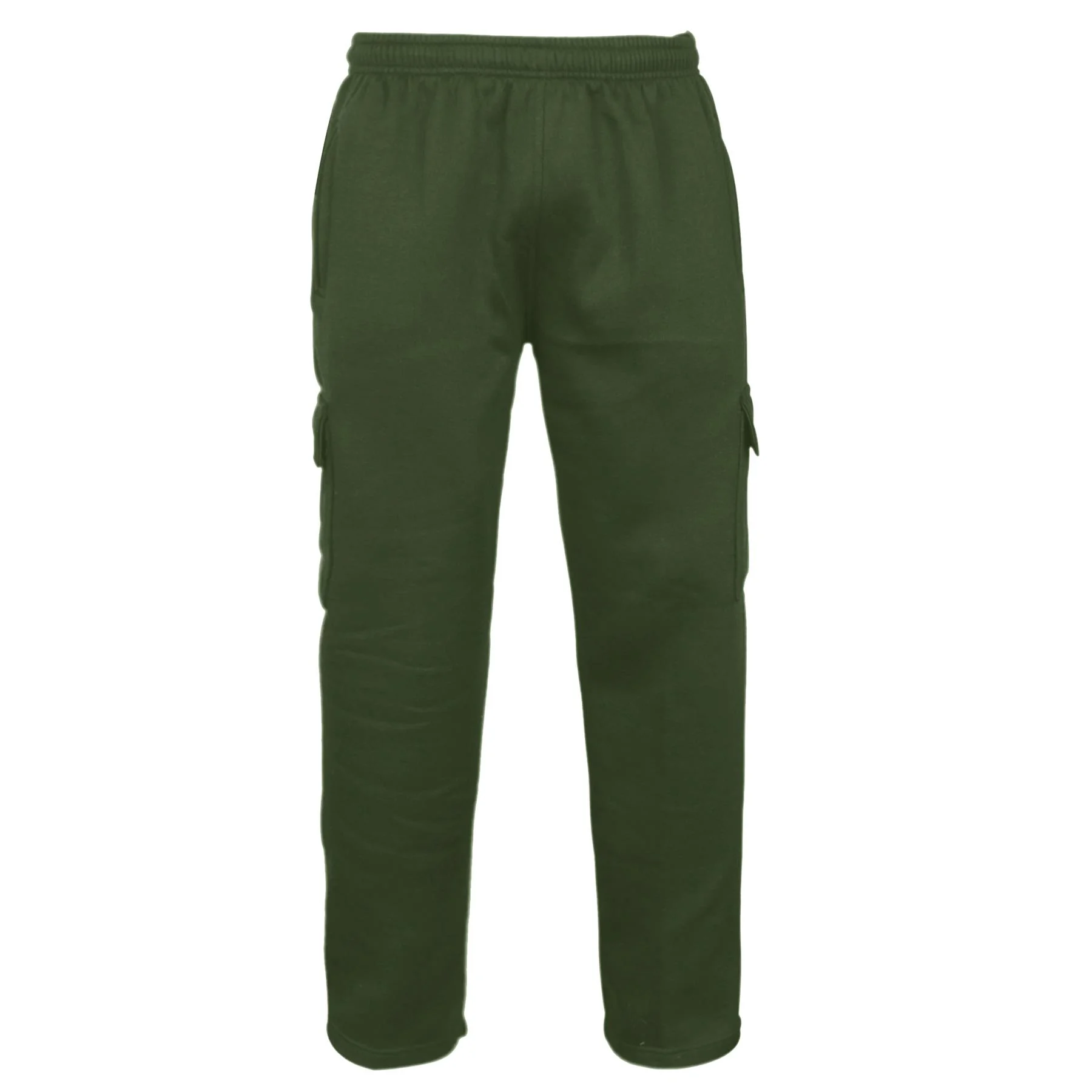 Mens Elastic Waist Cargo Jogging Trousers