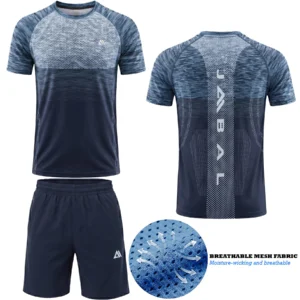 Mens Sublimation Gym T Shirt Shorts Set