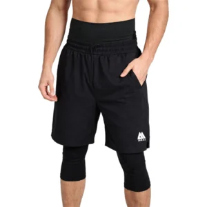 Mens Modest 2-in-1 Awrah Long Shorts