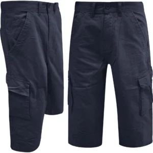 Mens Cargo Combat 3/4 Twill Shorts
