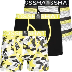 Mens 3 Pack Crystaline Boxer Shorts