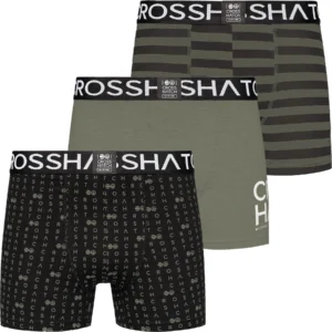 Mens 3 Pack Gridline Boxer Shorts