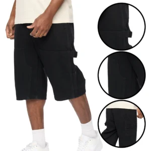 Mens Baggy Carpenter Denim Shorts