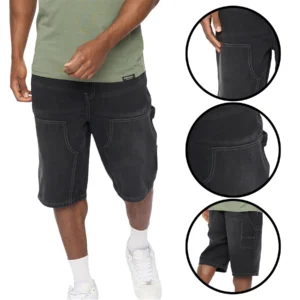 Mens Baggy Carpenter Denim Shorts
