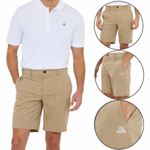 Mens Quick Dry Stretch Chino Shorts