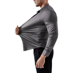 Mens Super Stretch Slim Formal Shirt