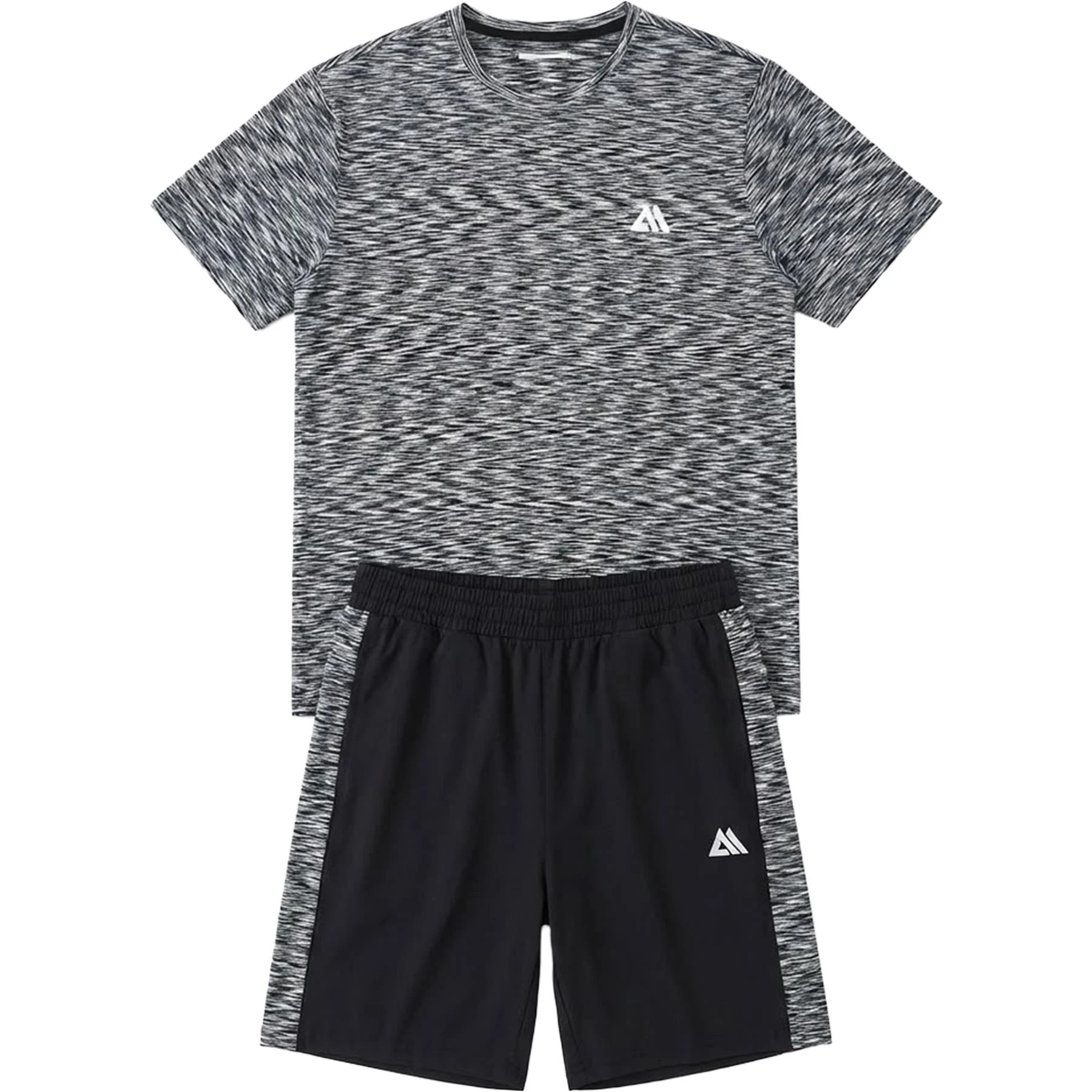 Mens Active T Shirt Shorts Set