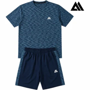 Mens Active T Shirt Shorts Set