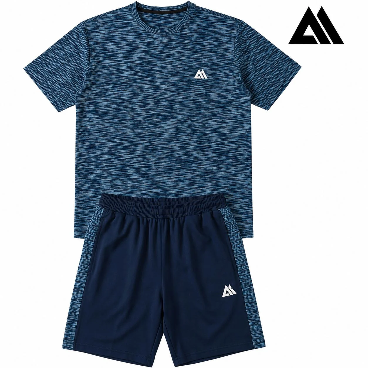 Mens Active T Shirt Shorts Set