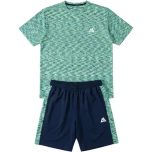 Mens Active T Shirt Shorts Set