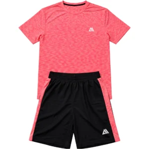 Mens Active T Shirt Shorts Set