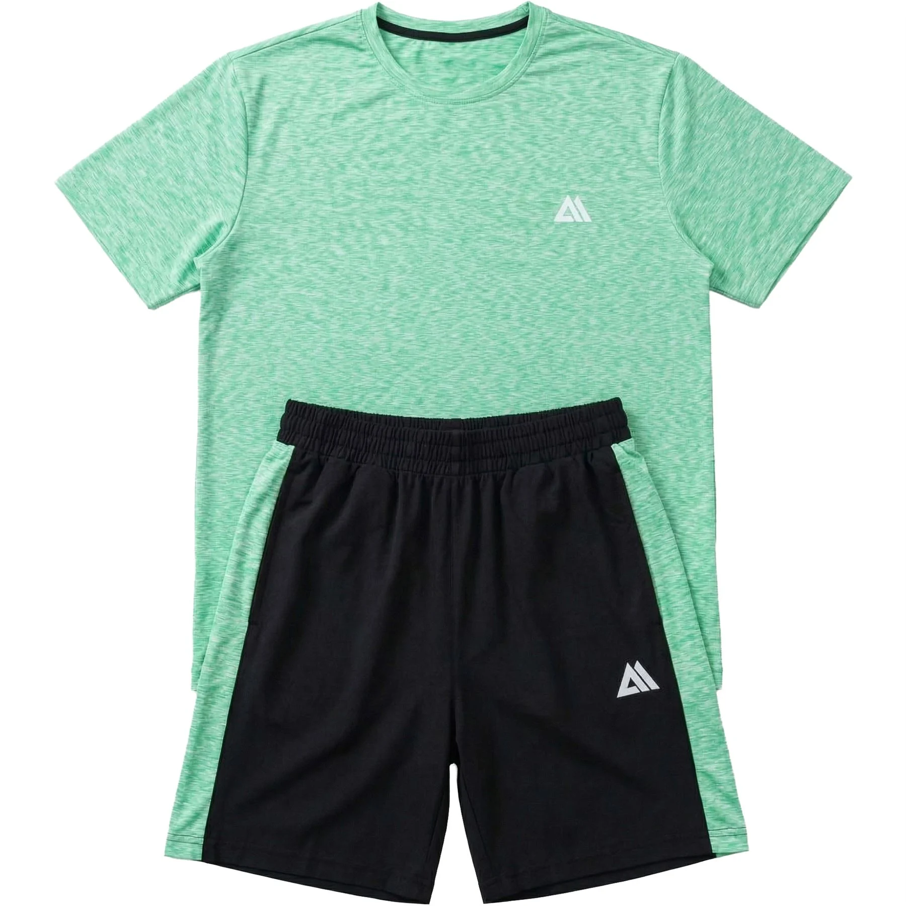 Mens Active T Shirt Shorts Set