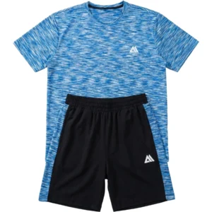 Mens Active T Shirt Shorts Set