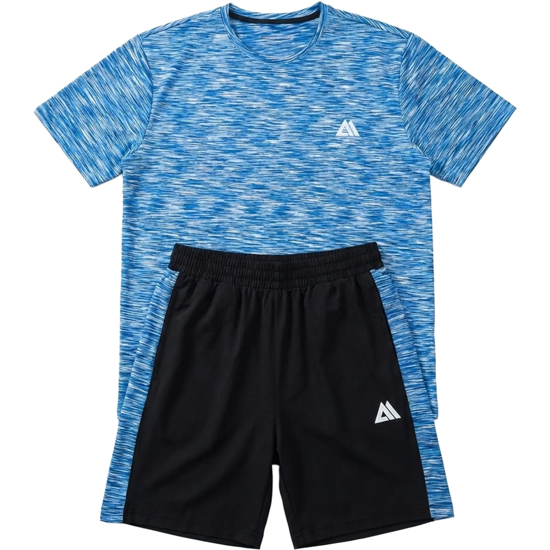 Mens Active T Shirt Shorts Set