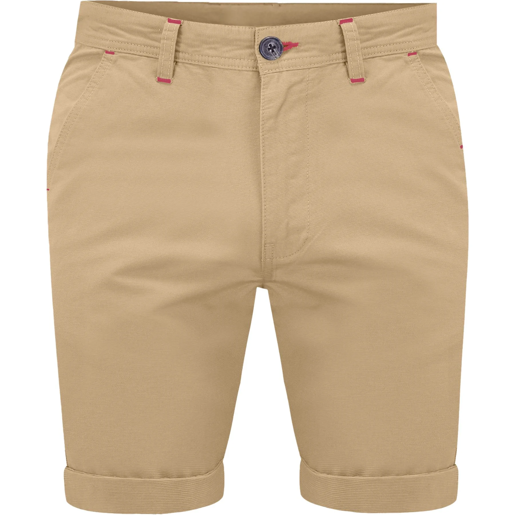 Mens Slim Fit Stretch Chino Shorts