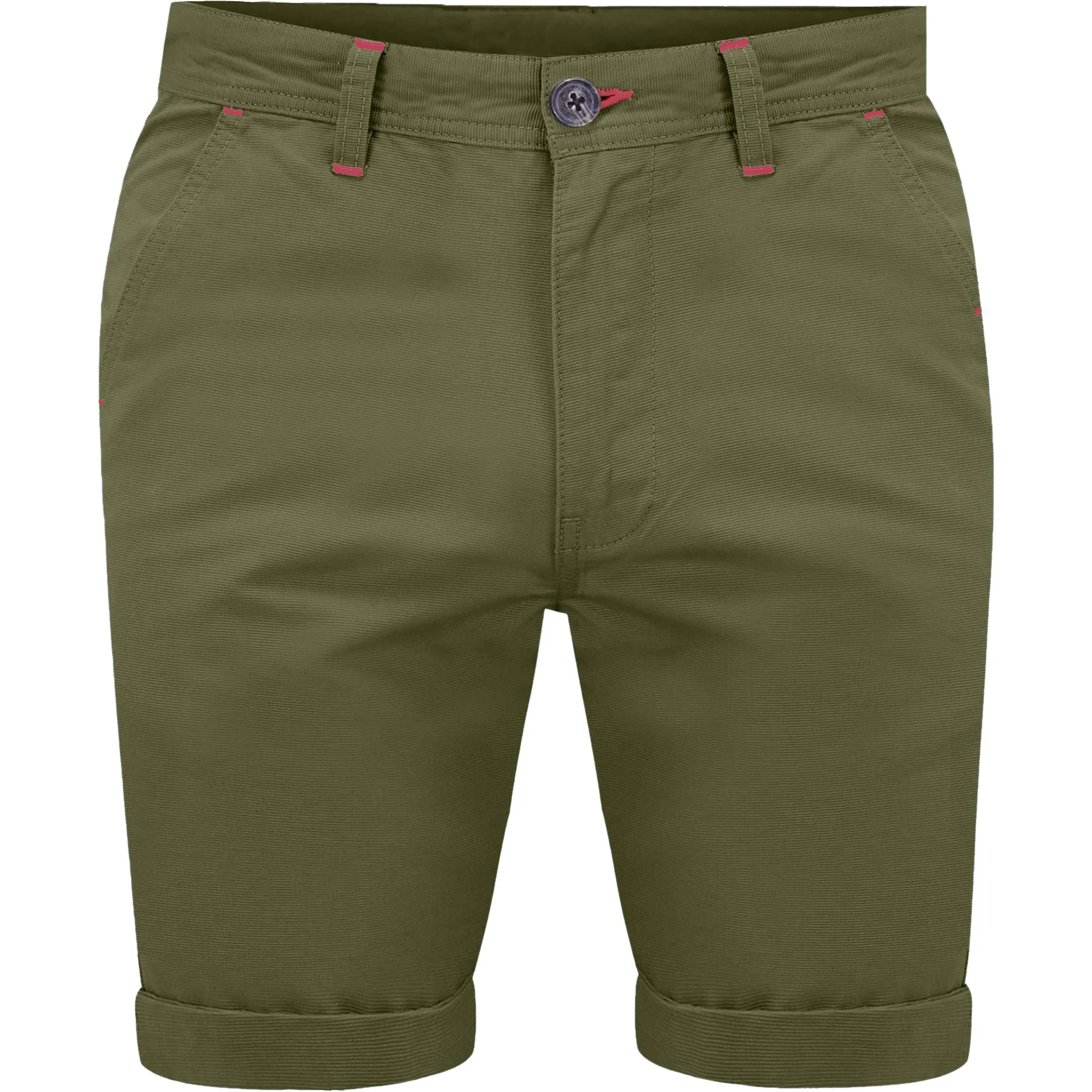 Mens Slim Fit Stretch Chino Shorts