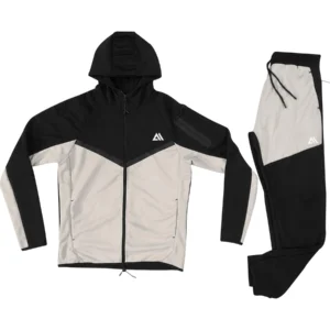 Mens Stretch Hooded Tech Tracksuit