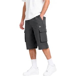 Mens Water Resistant 3/4 Cargo Shorts