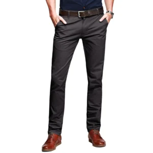 Mens Classic Cotton Chino Trousers