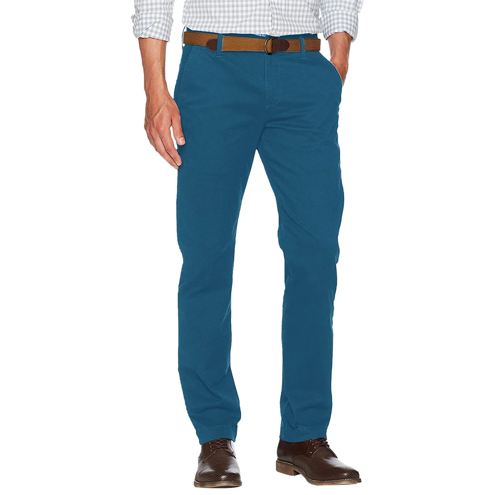Mens Classic Cotton Chino Trousers