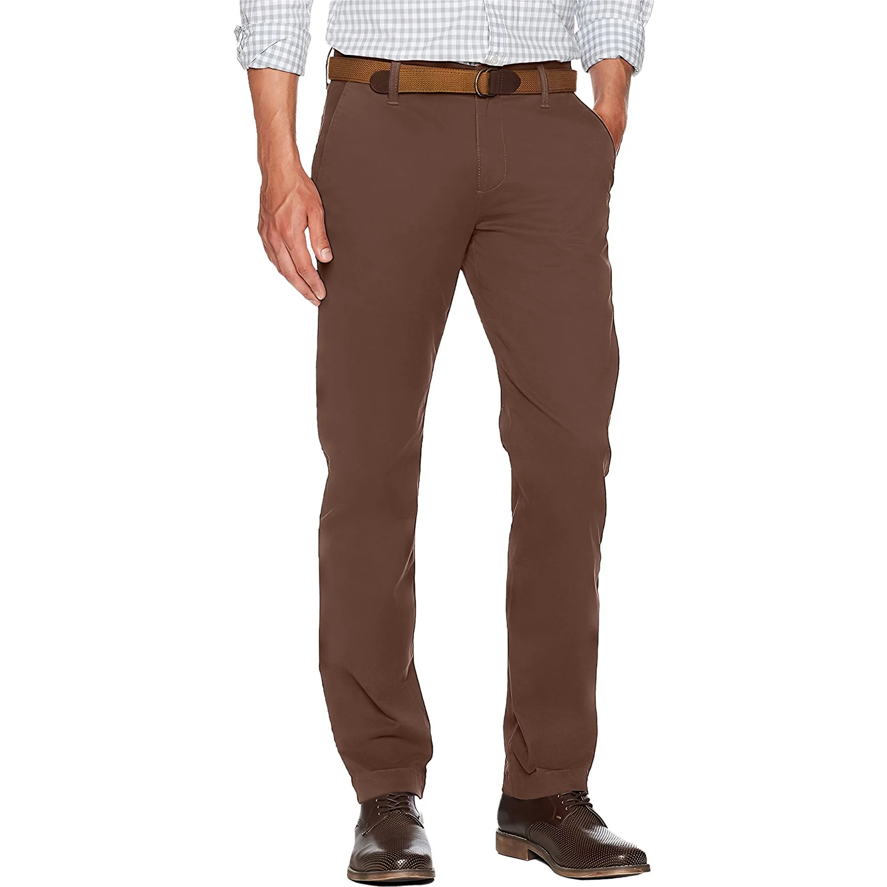Mens Classic Cotton Chino Trousers