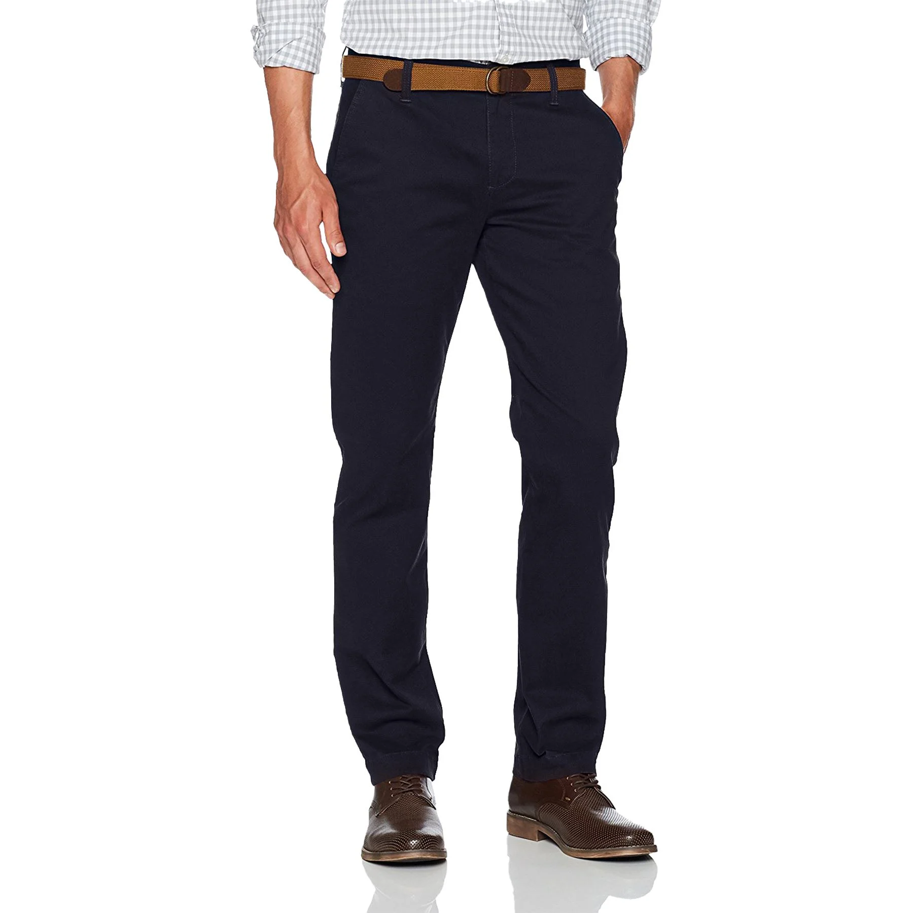Mens Classic Cotton Chino Trousers