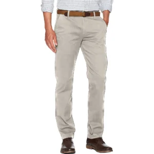 Mens Classic Cotton Chino Trousers