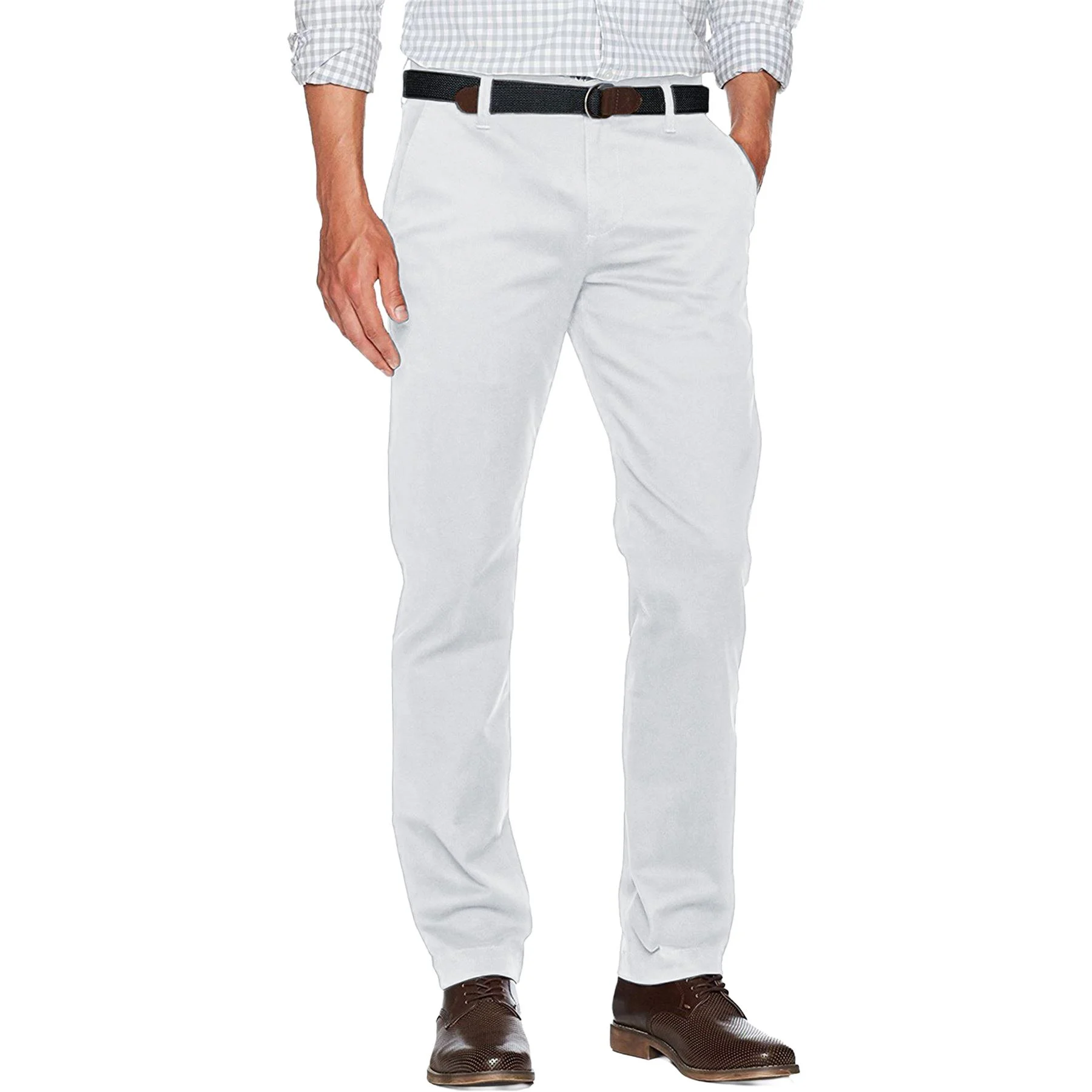 Mens Classic Cotton Chino Trousers