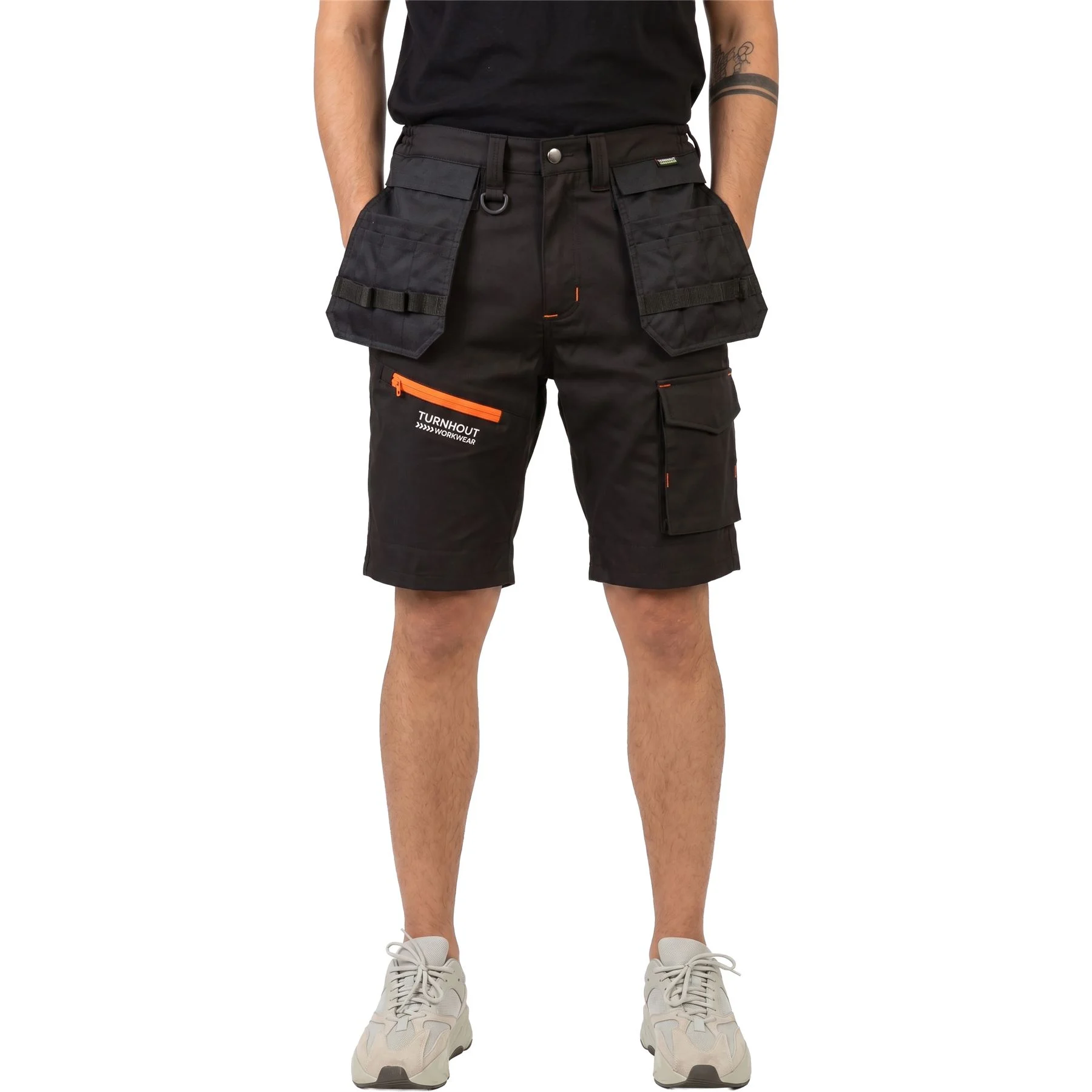 Mens Heavy Duty Workwear Cargo Shorts