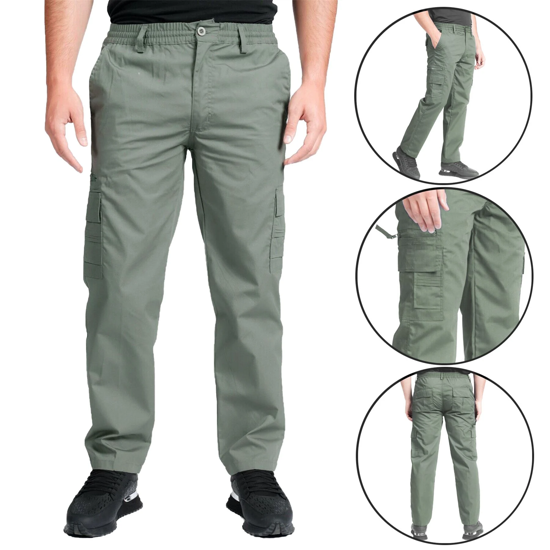 Mens Summer Cargo Trousers