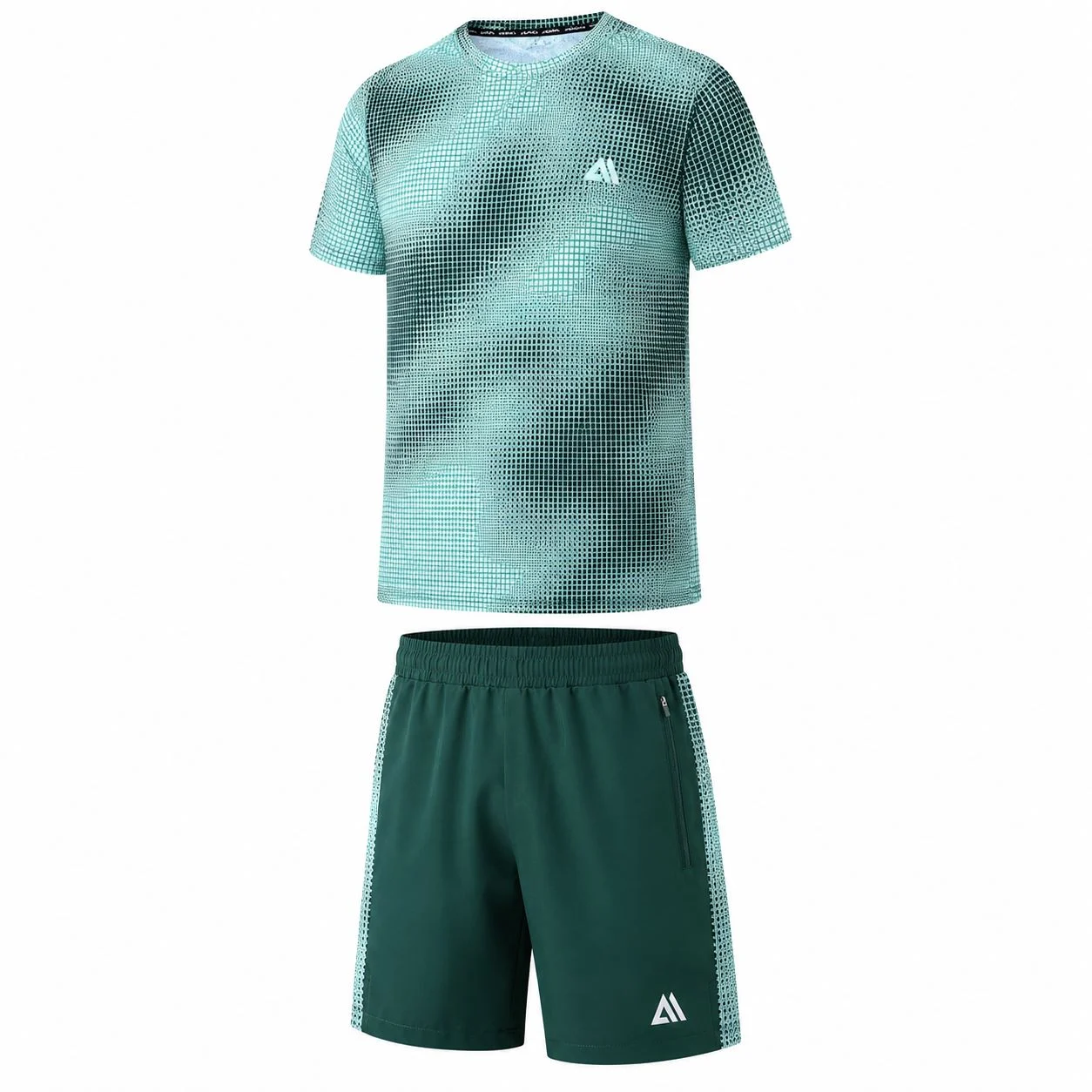 Mens Haze Print Activewear Set