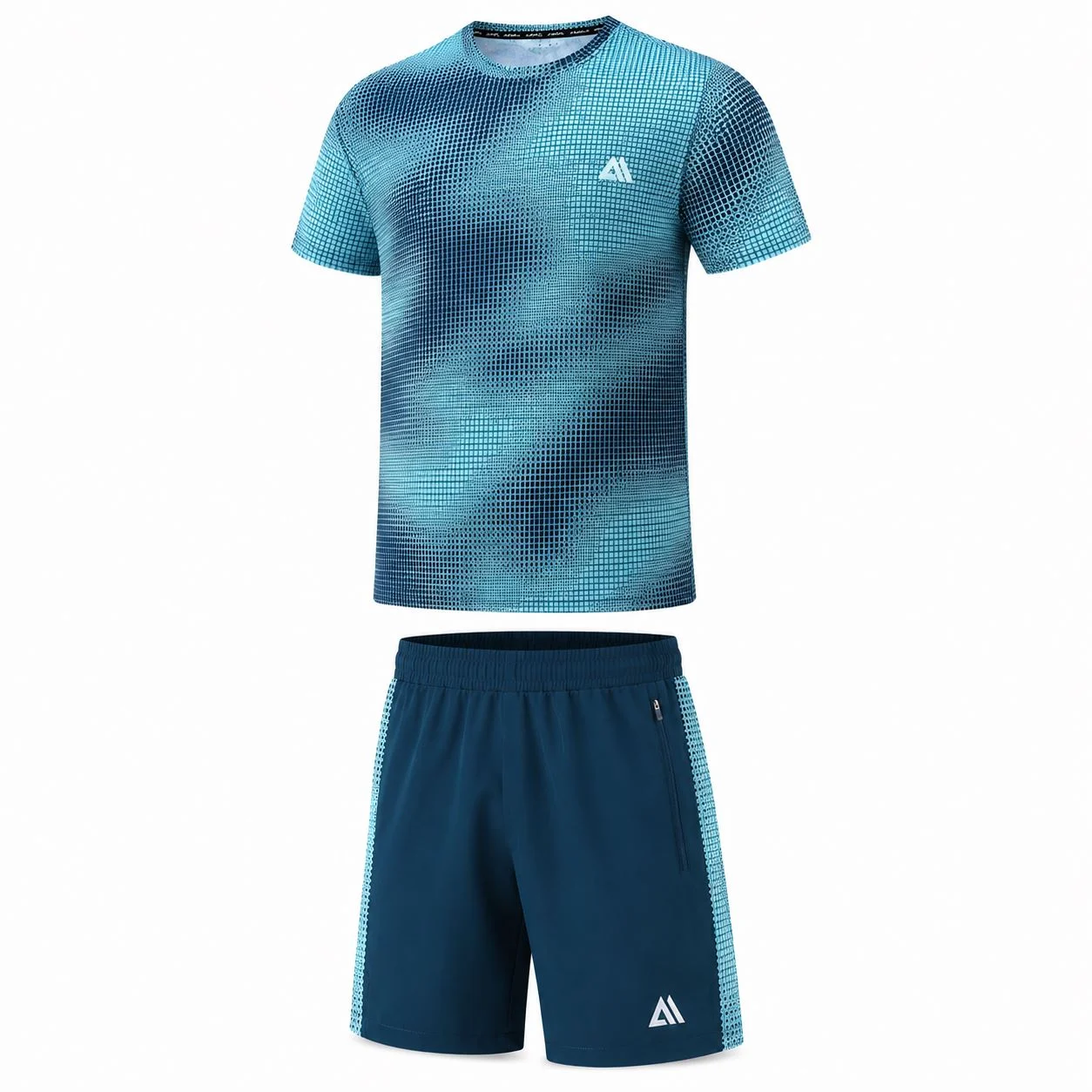 Mens Haze Print Activewear Set