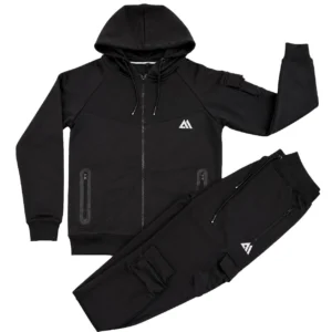 Mens Jabal 2785 Stretch Cargo Hooded Tracksuit
