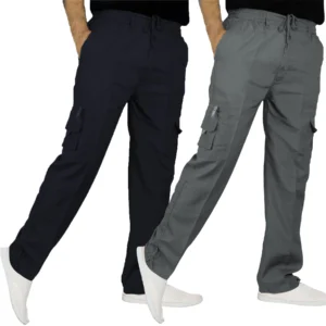 Mens 2 Pack Cargo Joggers