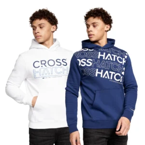 Mens 2 Pack Crosshatch Hoodie