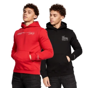 Mens 2 Pack Crosshatch Hoodie