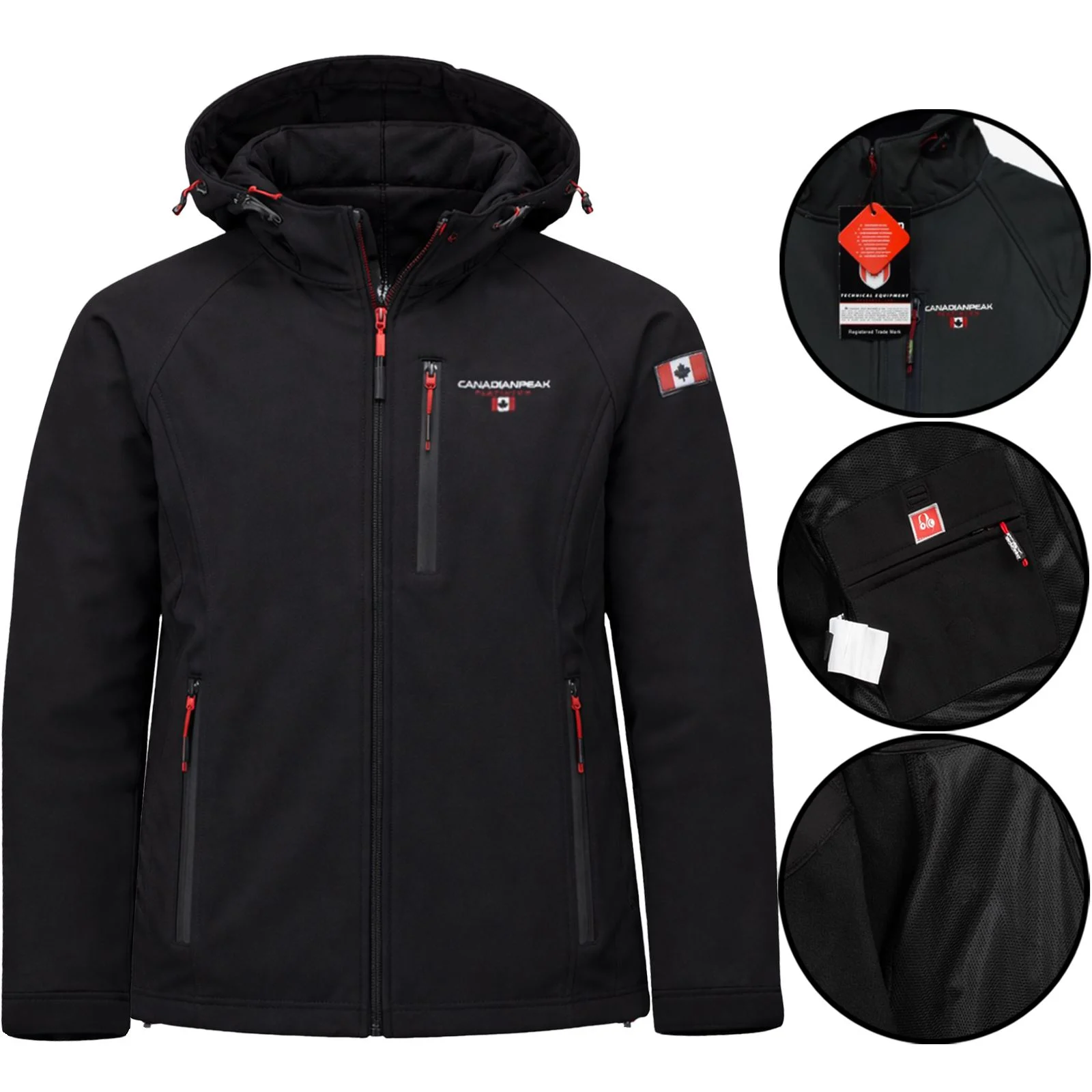 Mens Takiteak Fleece Lined Soft Shell Waterproof