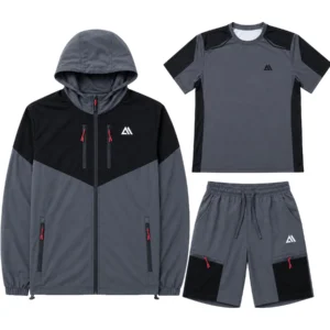 Mens JABAL 3-Piece Hooded Activewear Set