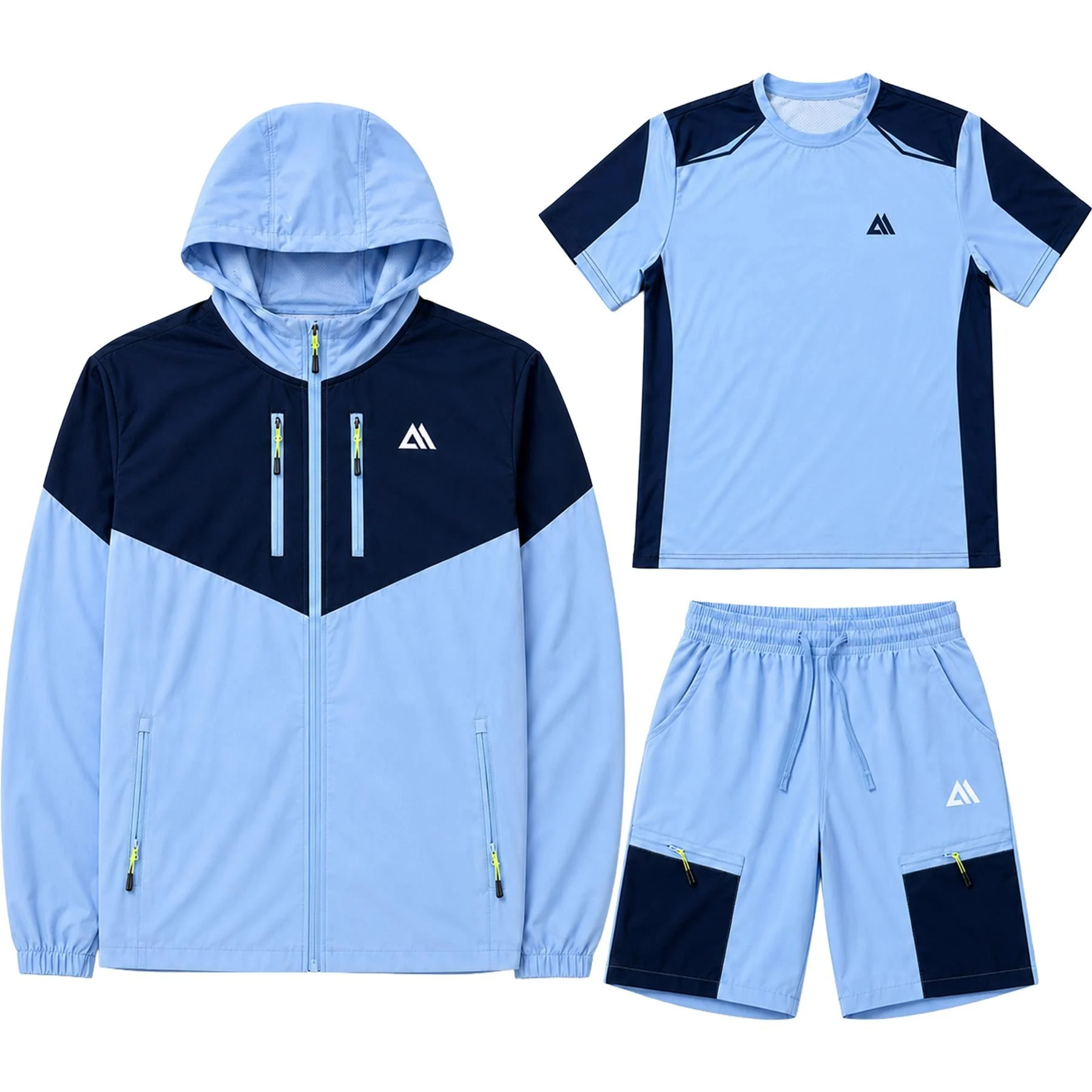 Mens JABAL 3-Piece Hooded Activewear Set