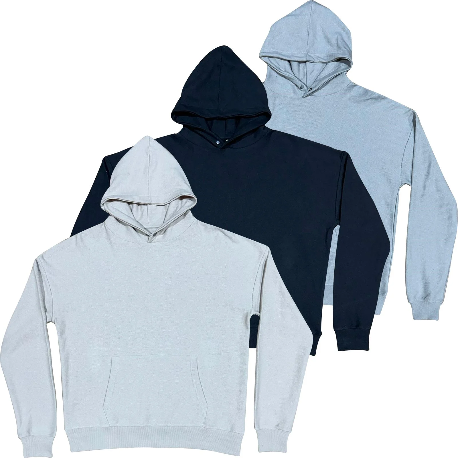 Mens 3 Pack Rome Knitted Hoodie