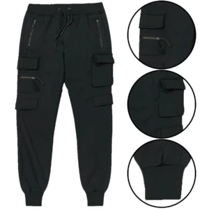 Mens Waterproof Quick Dry Stretch Cargo Joggers